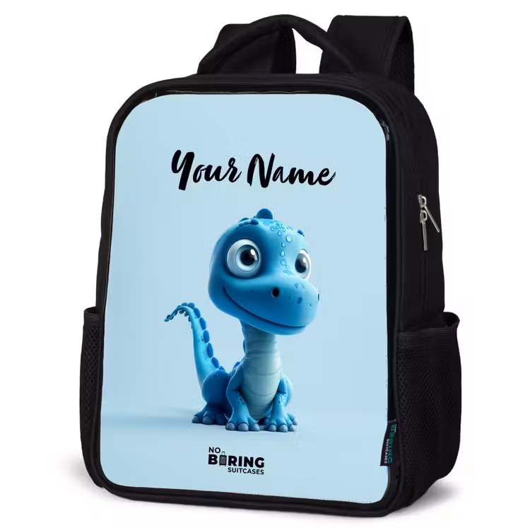 Kids backpack - Black - Happy Bronto — 4