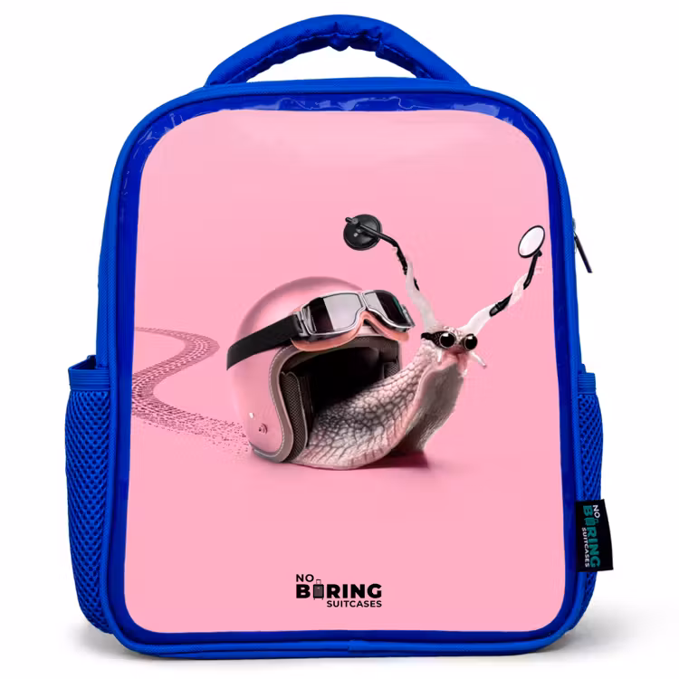 Kids backpack - Blue - Escar-Go - Pink — 1