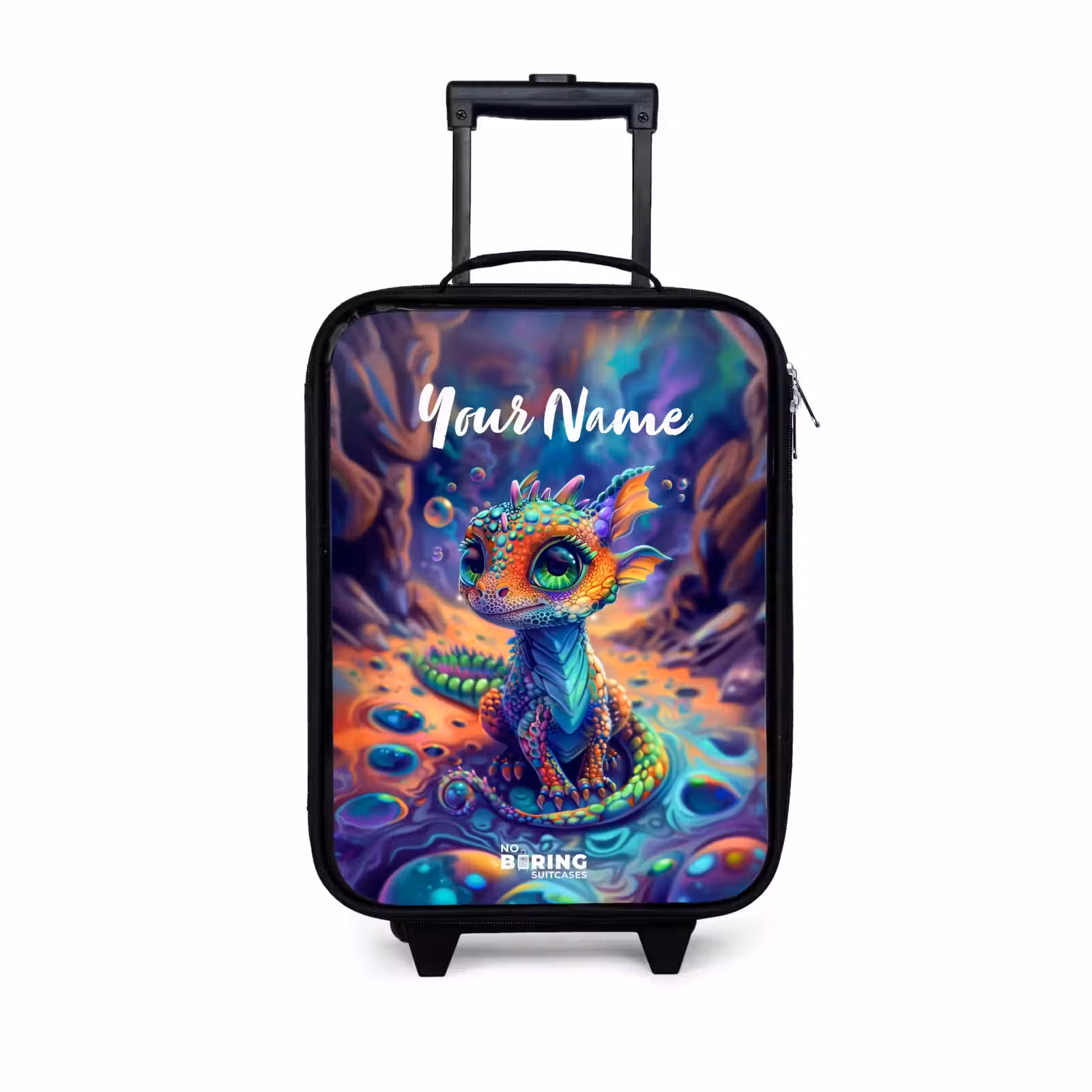 Children's suitcase - Ornate sapphire dragon — 1