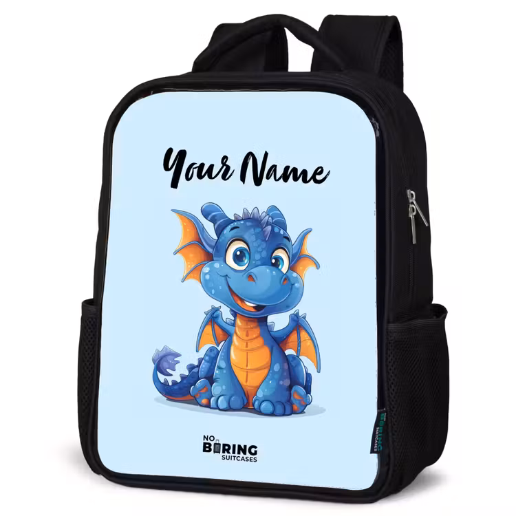 Kids backpack - Black - Dinky dragon — 4