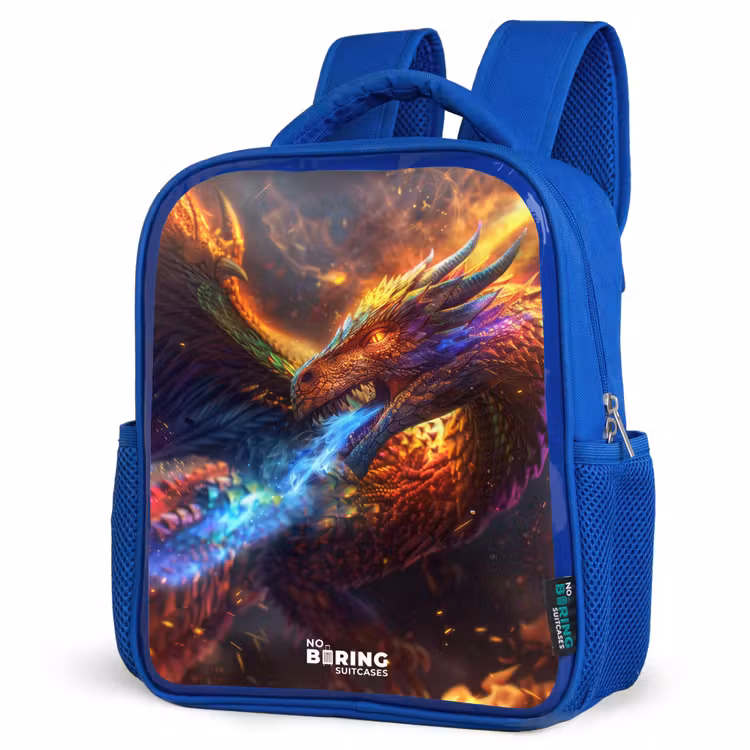 Kids backpack - Blue - Chroma warrior — 3