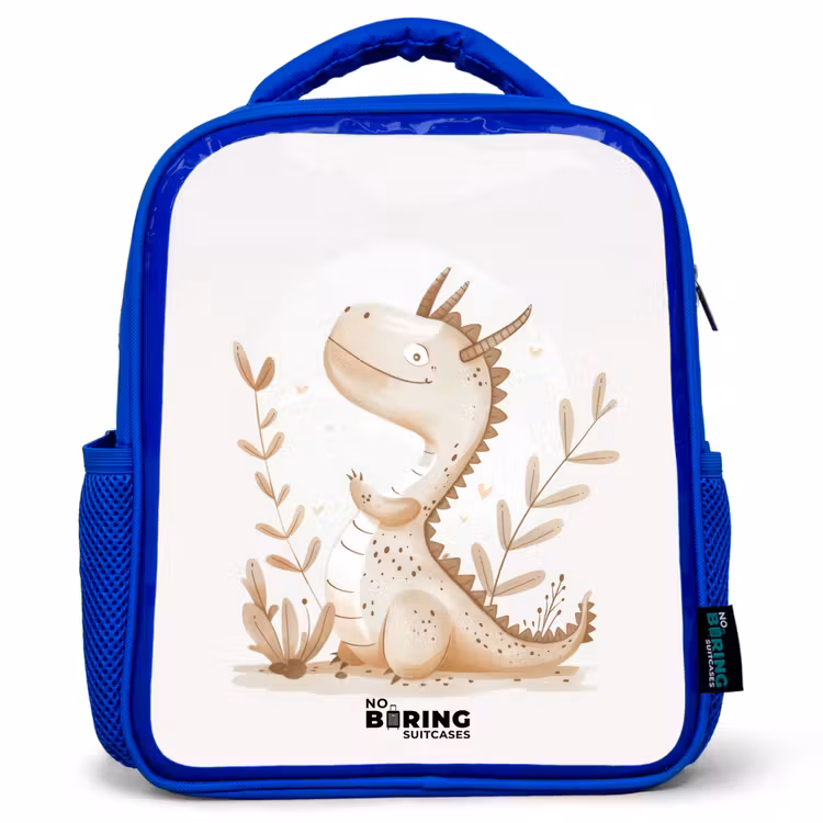 Kids backpack - Blue - Dobby dragon — 1