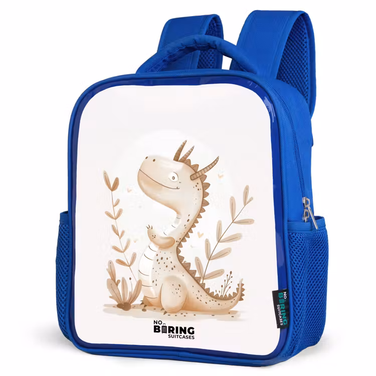 Kids backpack - Blue - Dobby dragon — 3