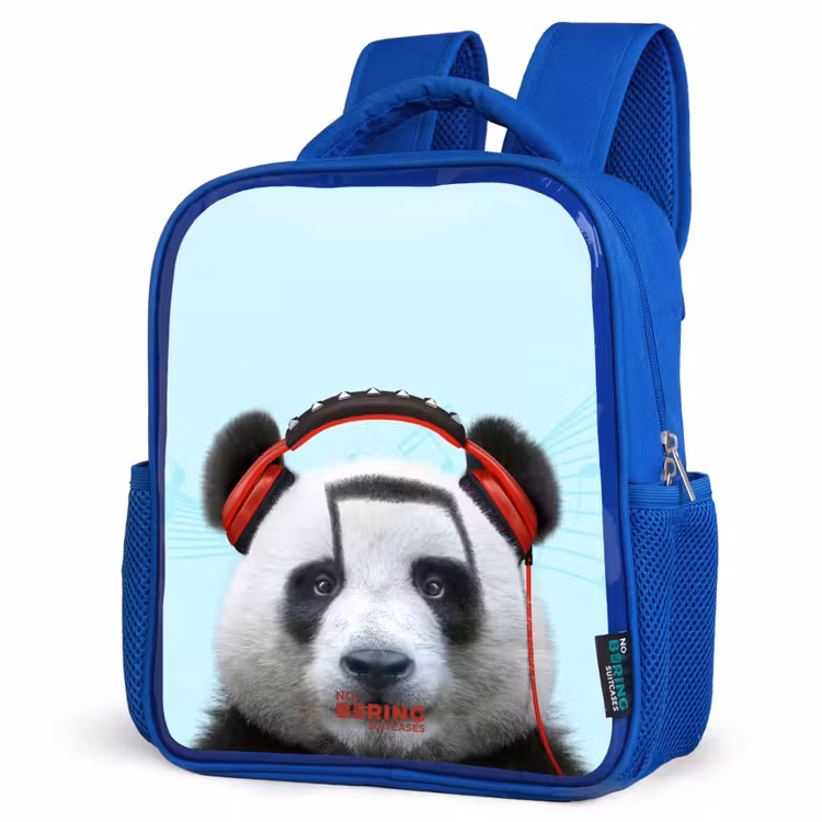 Kids backpack - Blue - Kees the Panda — 3
