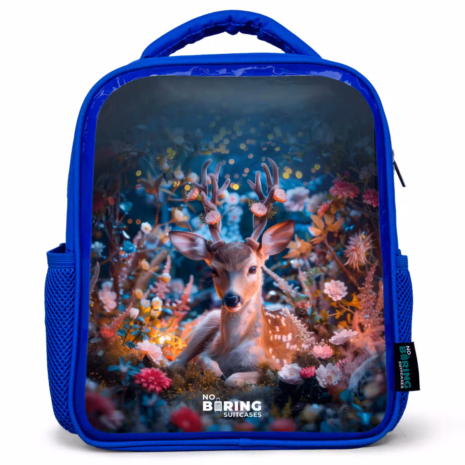 Kids backpack - Blue - Eduard red deer — 1