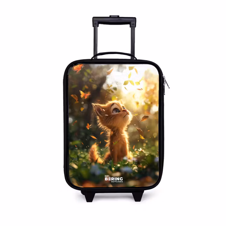Children's suitcase - Henry autumn kitten — 1