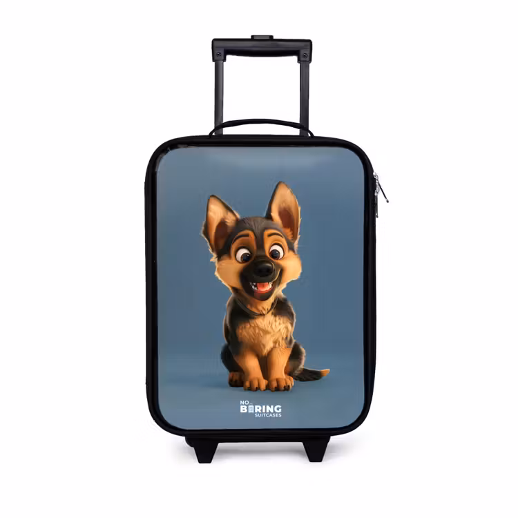 Children's suitcase - Portrait of a sheepdog puppy — 1