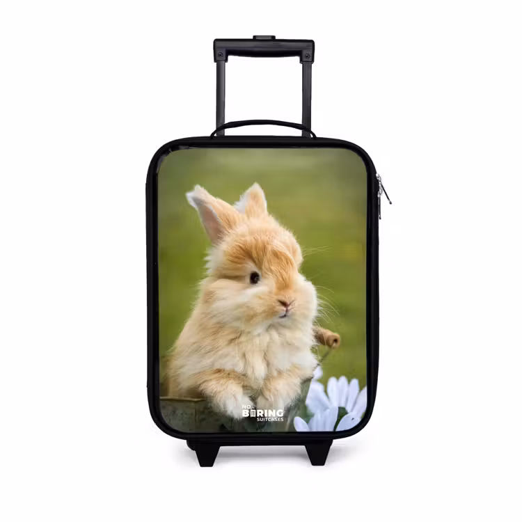 Children's suitcase - Rabbit in flower pot — 1