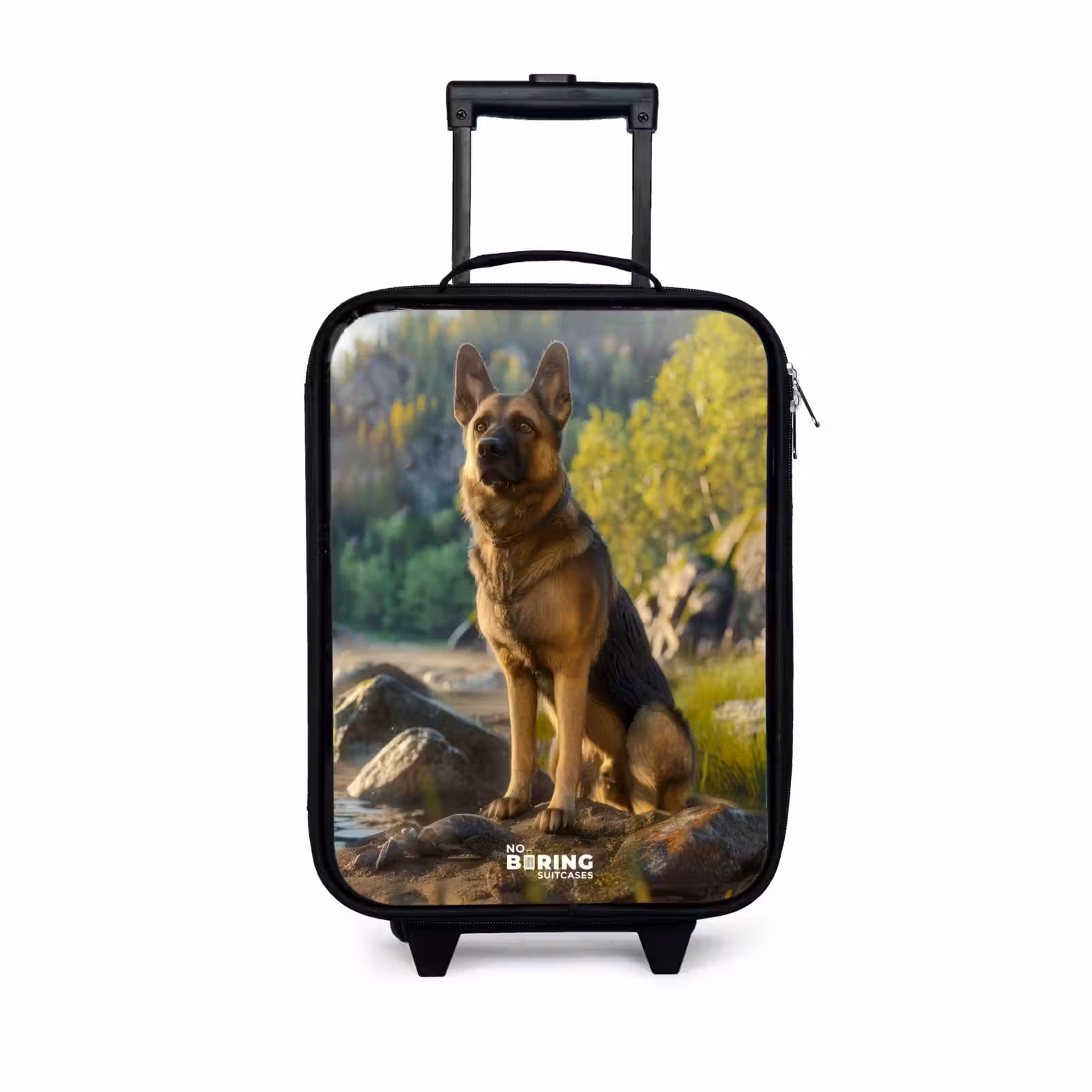 Children's suitcase - Watching sheepdog on the rocks — 1