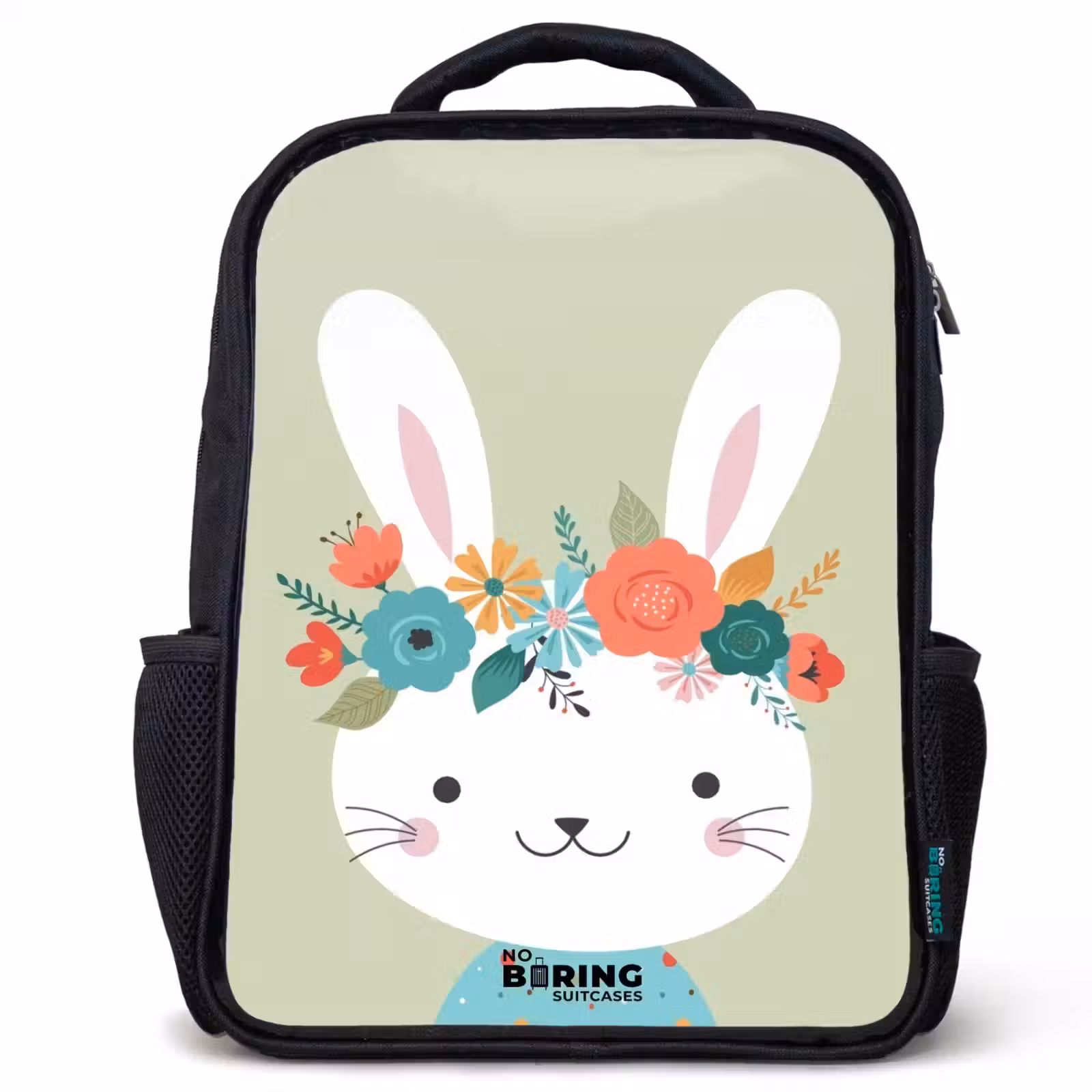Kids backpack - Black - Hippie hare — 1