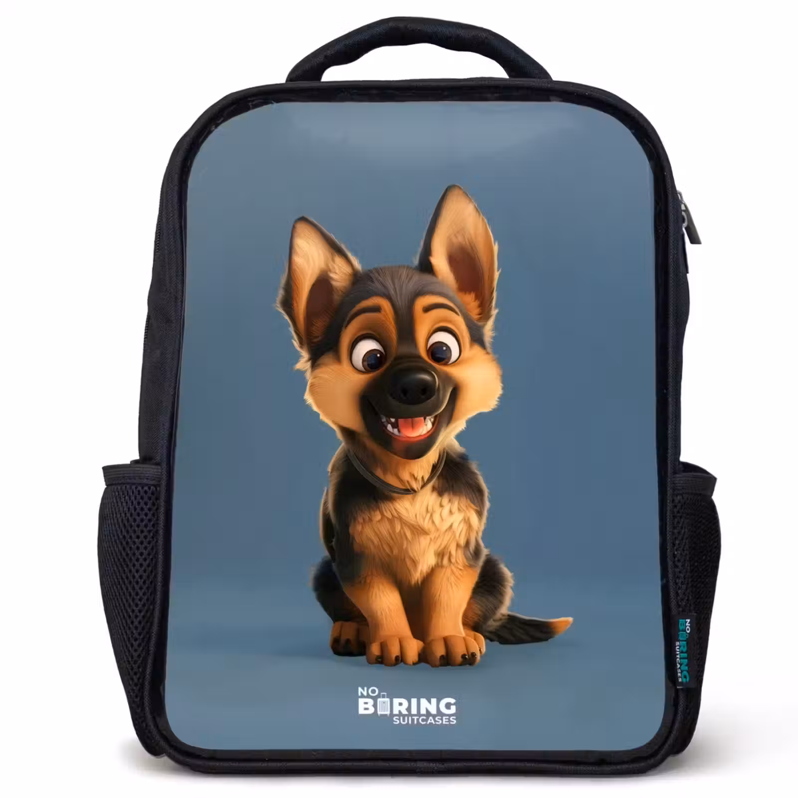 Kids backpack - Black - Portrait of a sheepdog puppy — 1