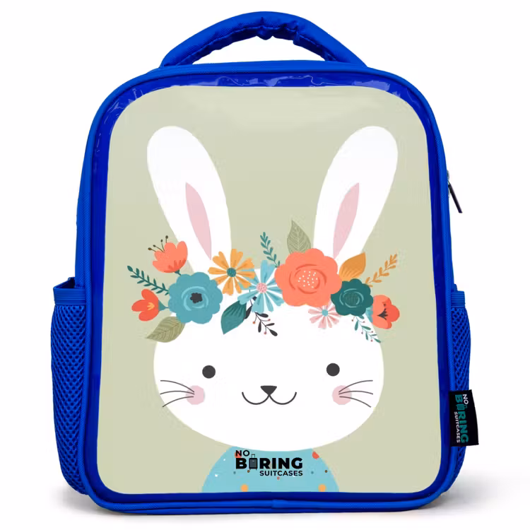 Kids backpack - Blue - Hippie hare — 1