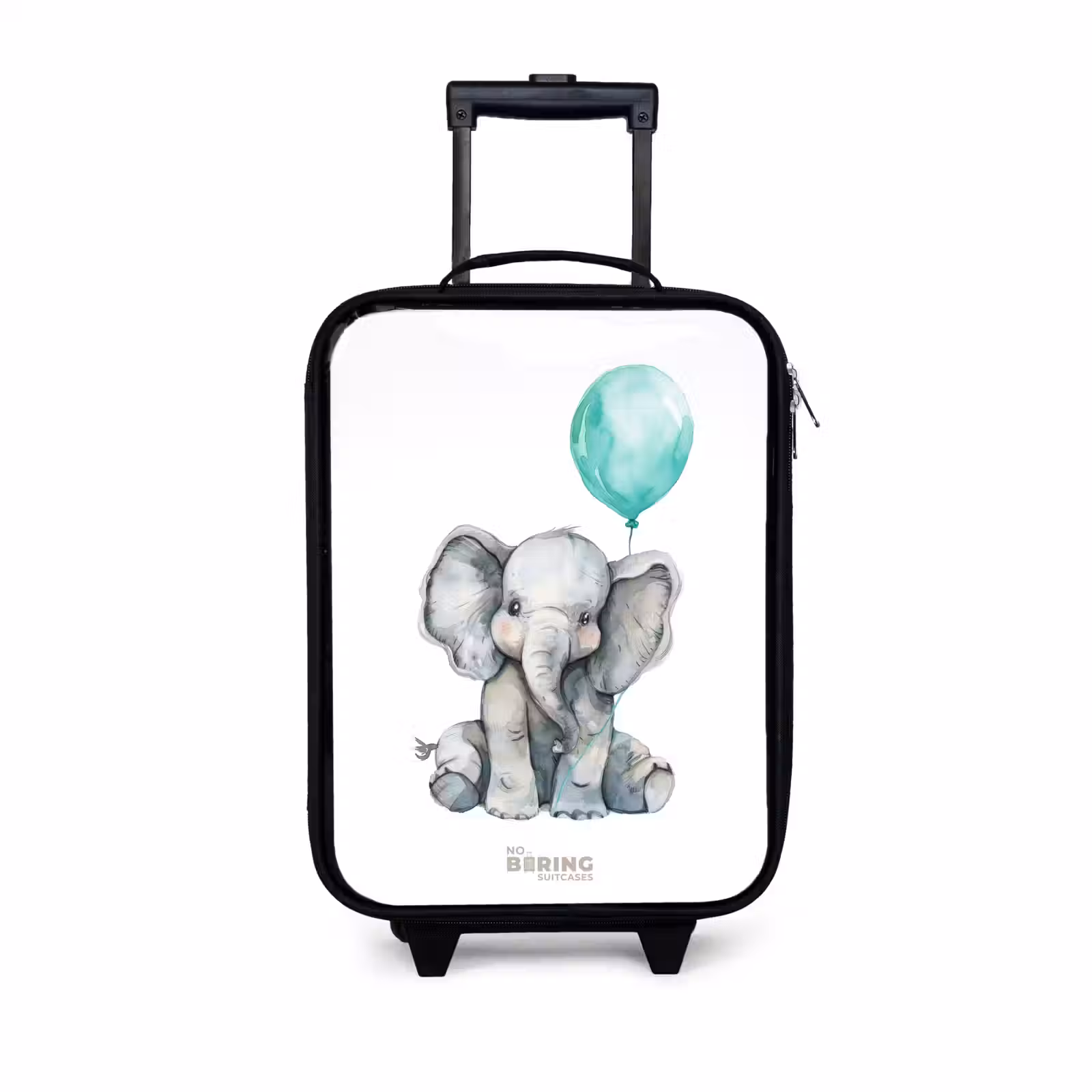 Children's suitcase - Elephant with blue balloon — 1