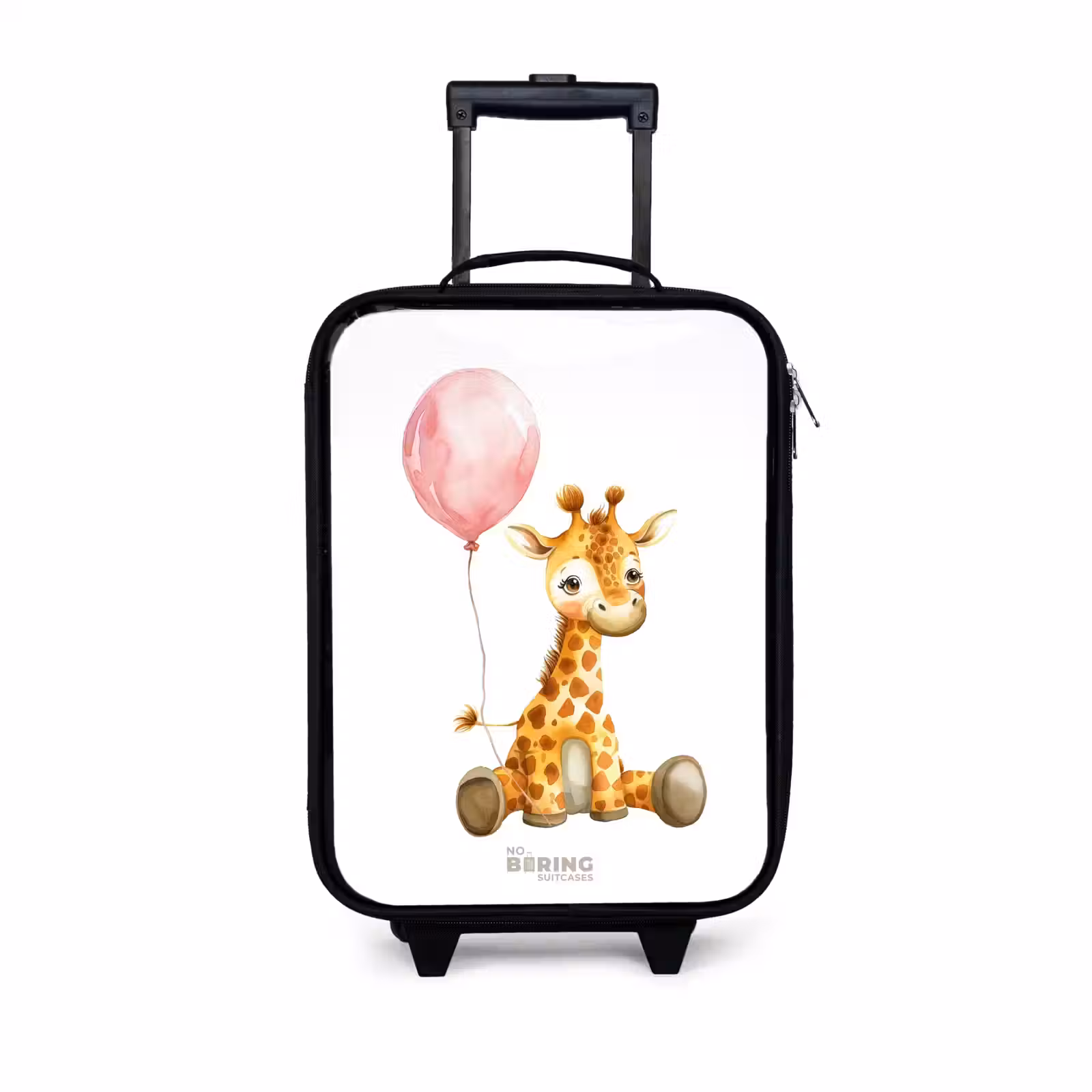 Children's suitcase - Giraffe with pink balloon — 1