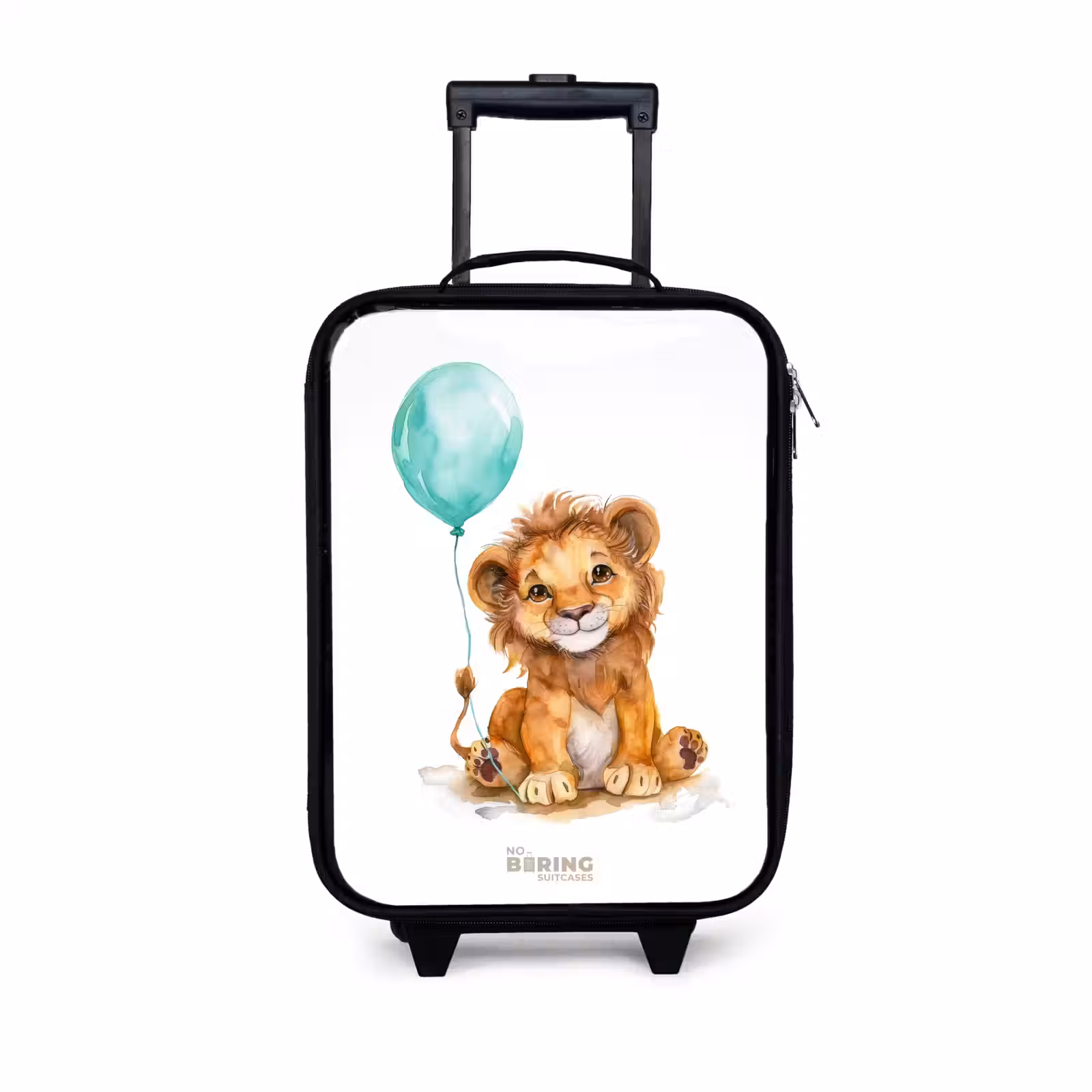 Children's suitcase - Lion with blue balloon — 1