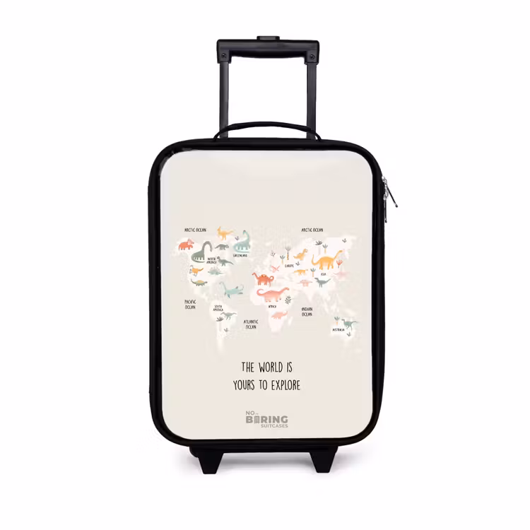 Children's suitcase - Dino world map — 1