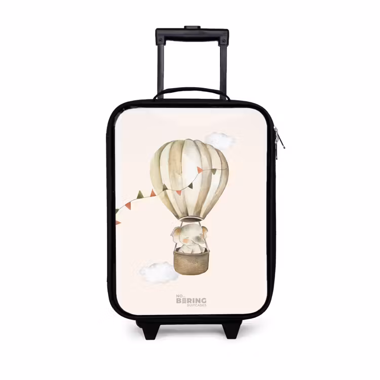 Children's suitcase - Elephant in a hot air balloon — 1