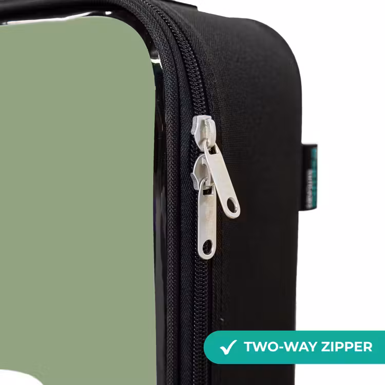 Children's suitcase - Green with T-rex dino — 5