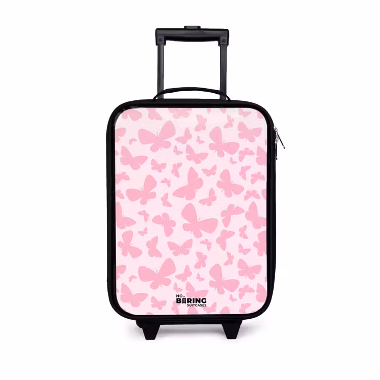 Children's suitcase - Pink butterflies — 1