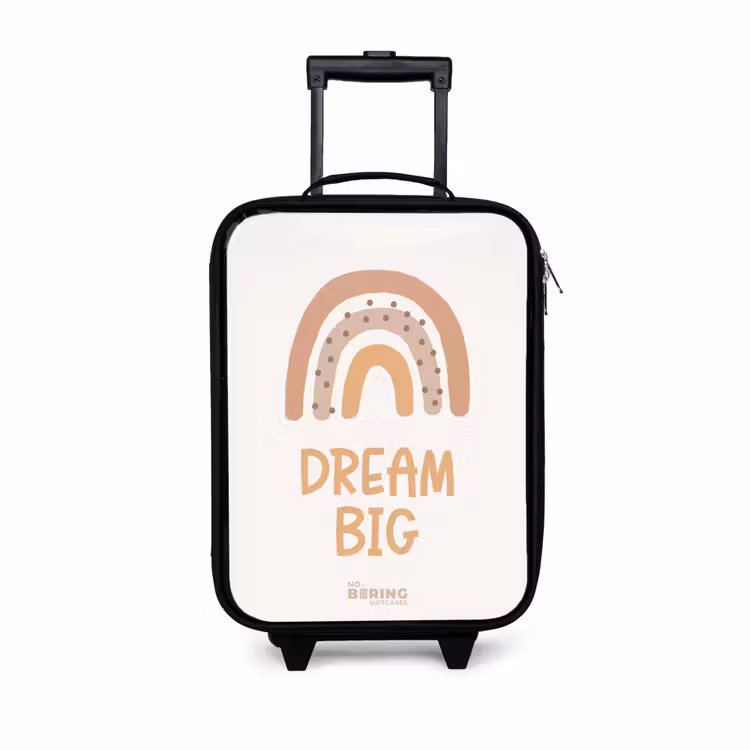 Children's suitcase - Rainbow with the quote 'Dream Big' — 1
