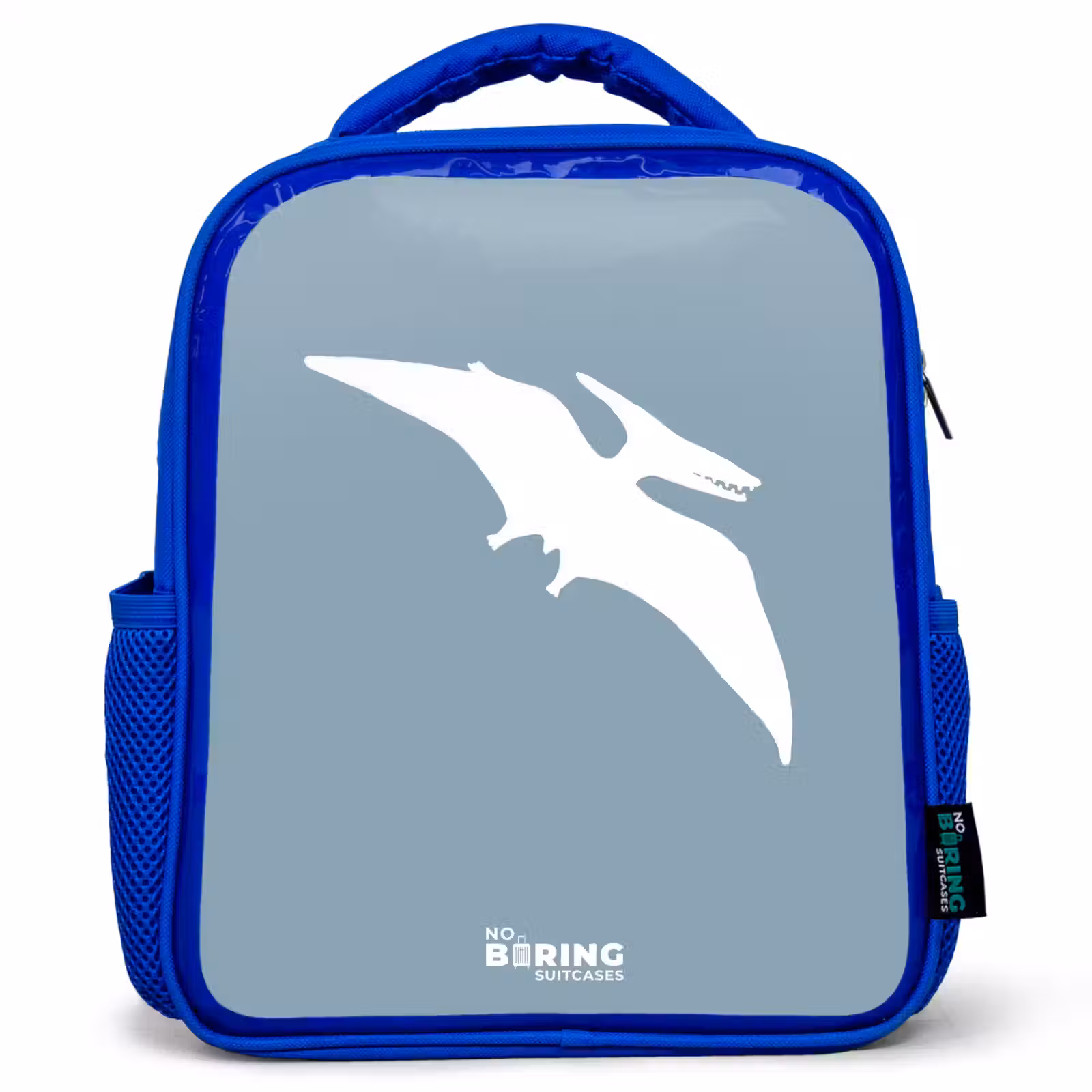Kids backpack - Blue - Blue with Pteranodon dino — 1
