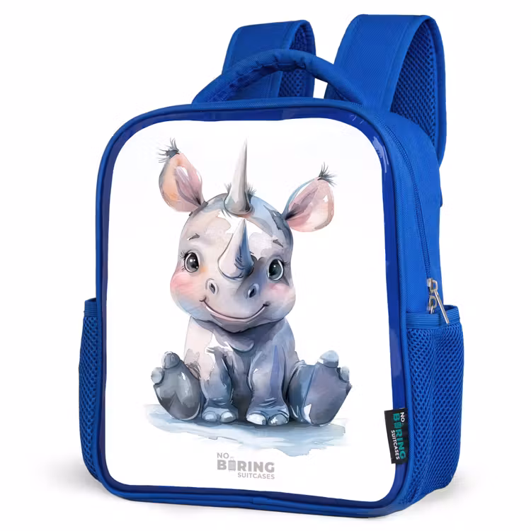 Kids backpack - Blue - Baby Rhino — 3