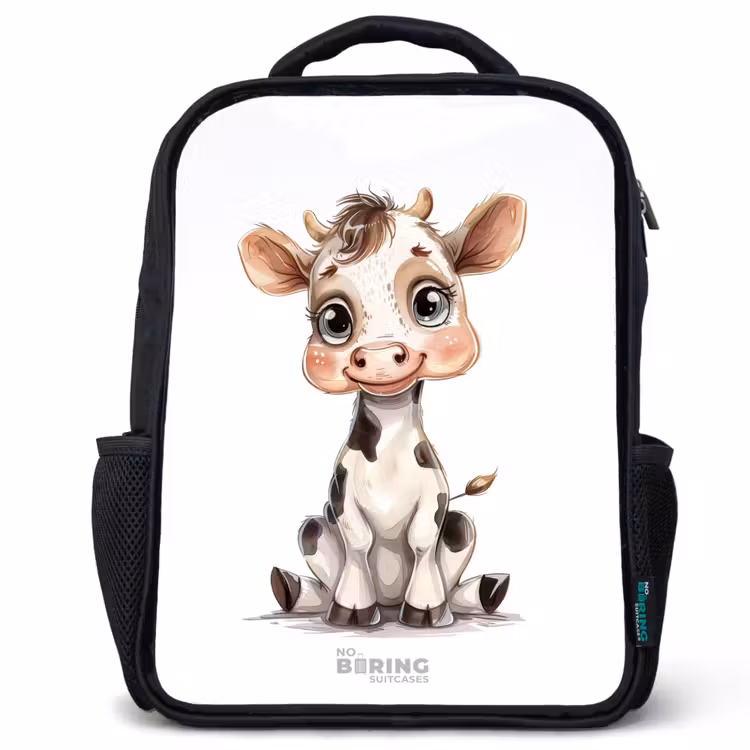 Kids backpack - Black - Baby cow — 1