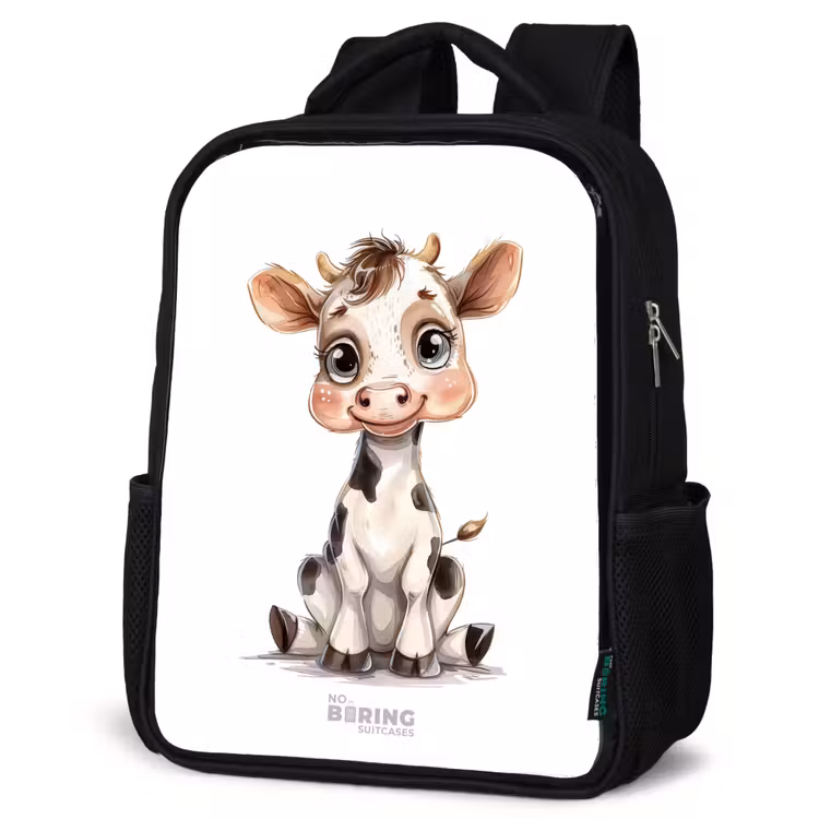 Kids backpack - Black - Baby cow — 4