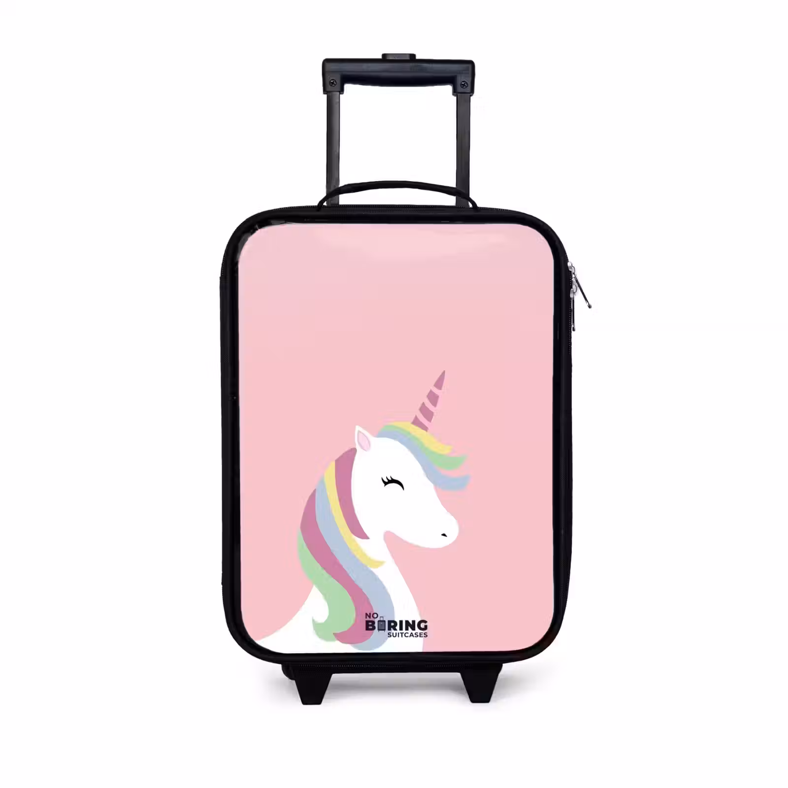 Children's suitcase - Cartoon unicorn with rainbow mane — 1