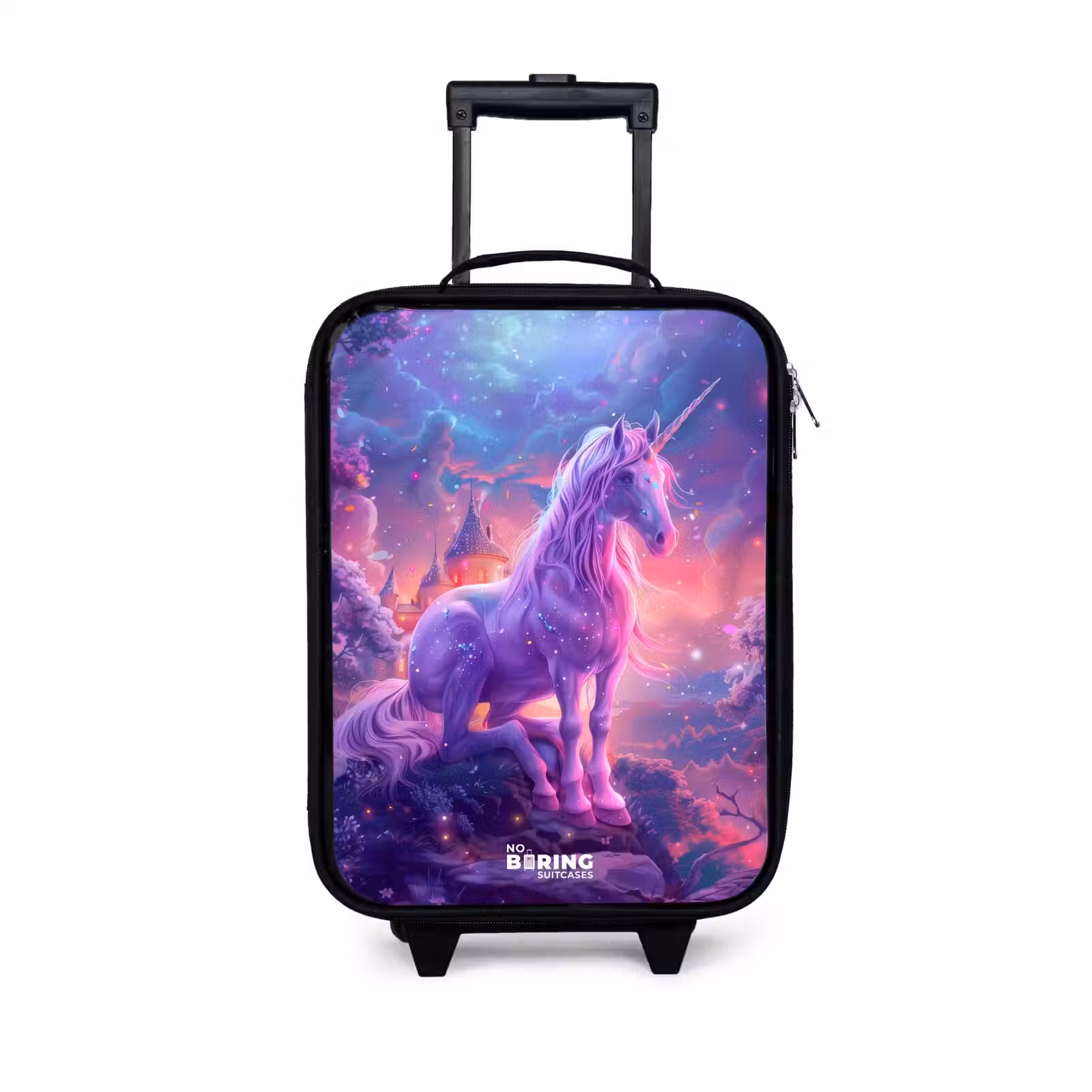 Children's suitcase - Purple Unicorn in Magical Environment — 1