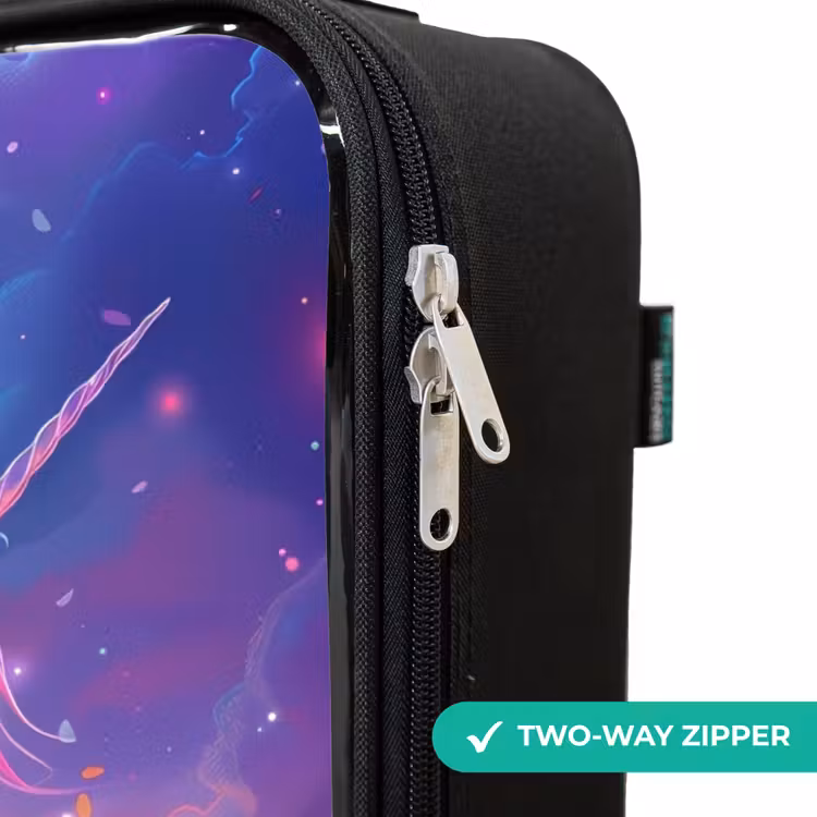 Children's suitcase - Purple Unicorn in Magical Environment — 5