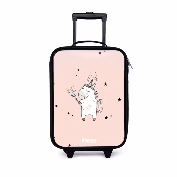 Children's suitcase - Signed unicorn with magic wand — 1