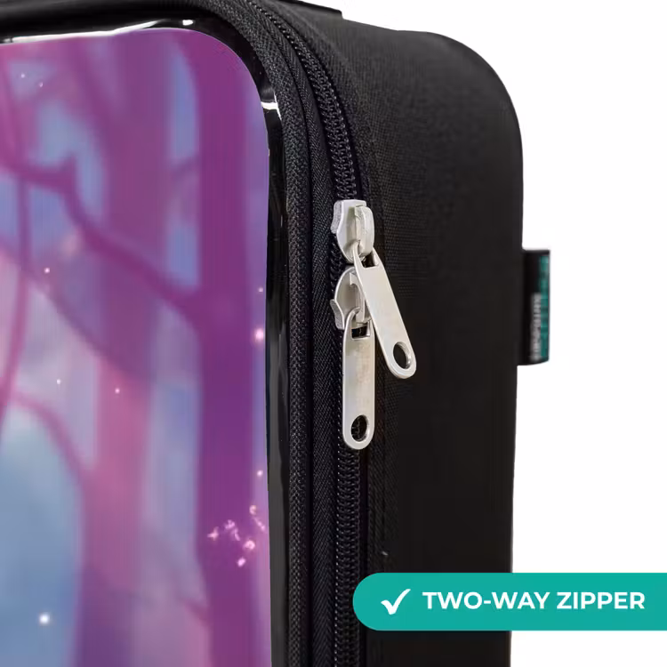 Children's suitcase - Unicorn Surrounded by Purple Nature — 5