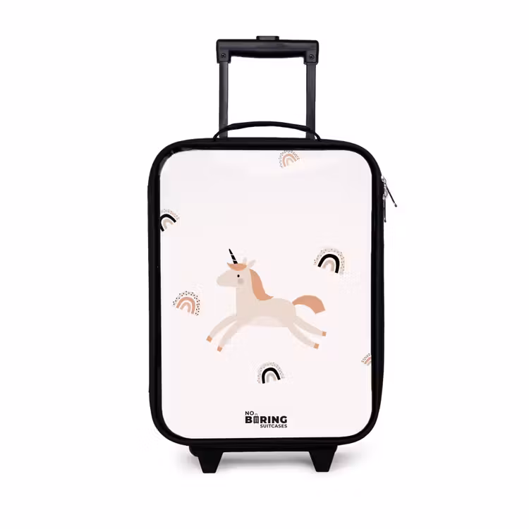 Children's suitcase - Unicorn with orange mane — 1