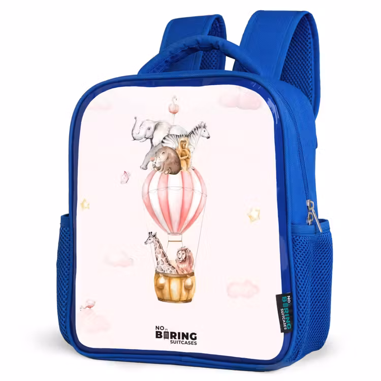 Kids backpack - Blue - Flying circus — 3