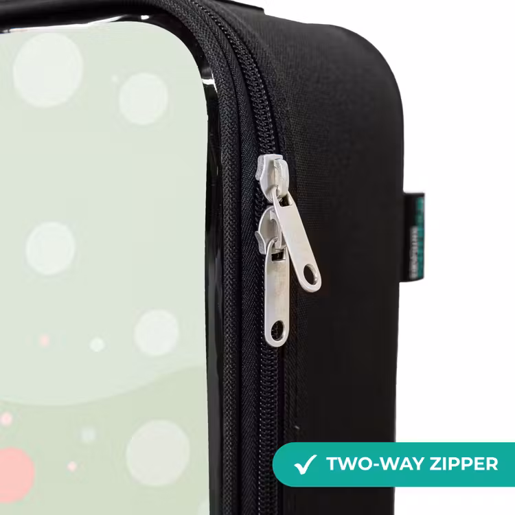 Children's suitcase - Pink octopus with a smile — 5