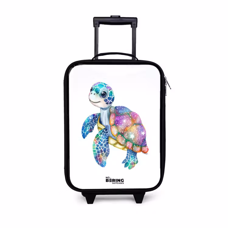 Children's suitcase - Colorful turtle as a mosaic — 1