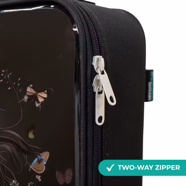 Children's suitcase - Black horse in bloom — 5