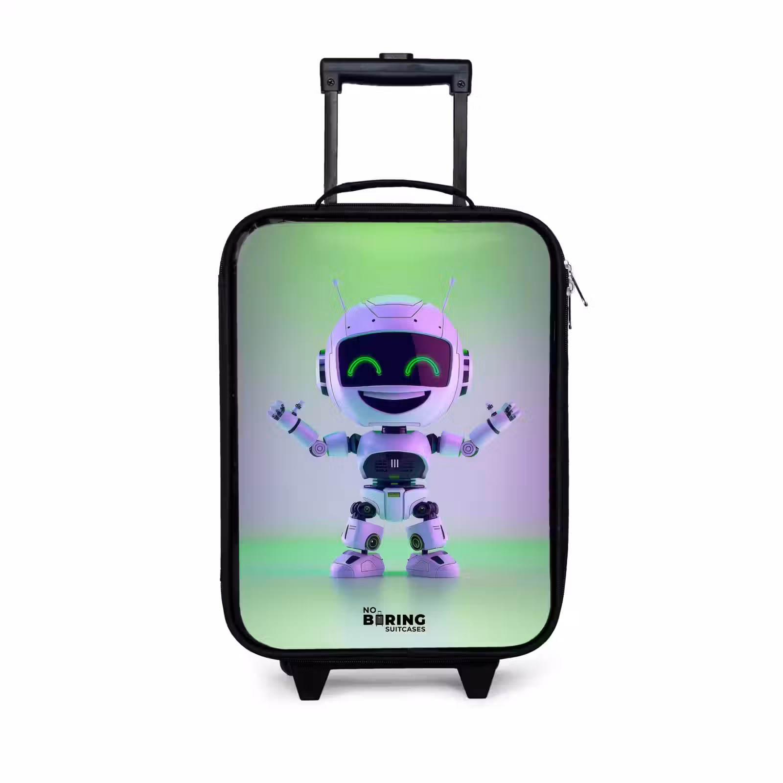 Children's suitcase - Robot with purple and green light — 1