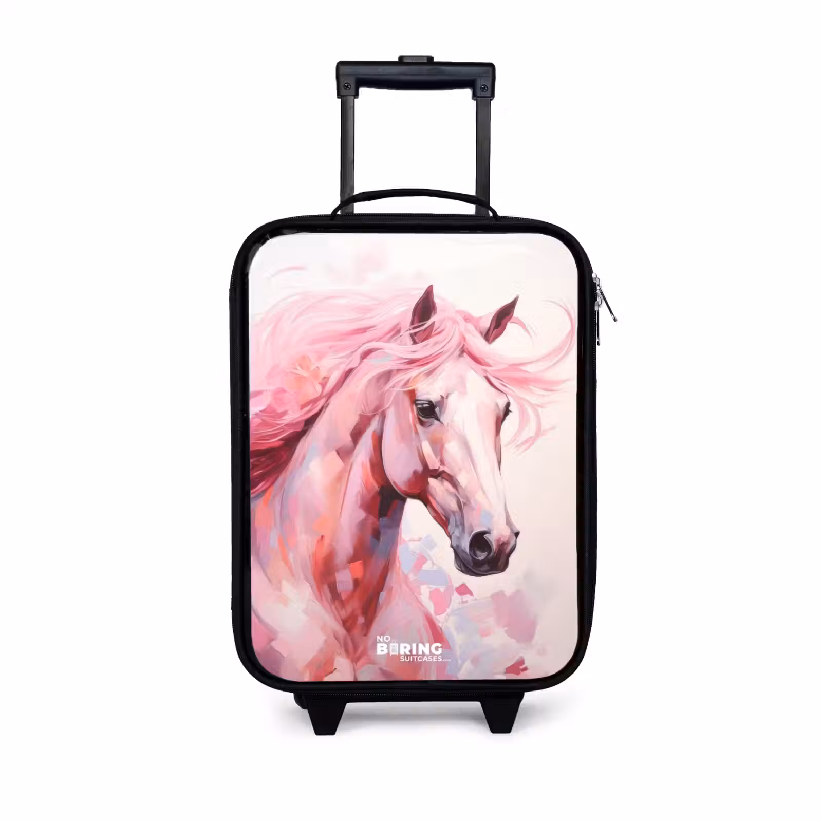 Children's suitcase - Horse in pink pastel colors — 1