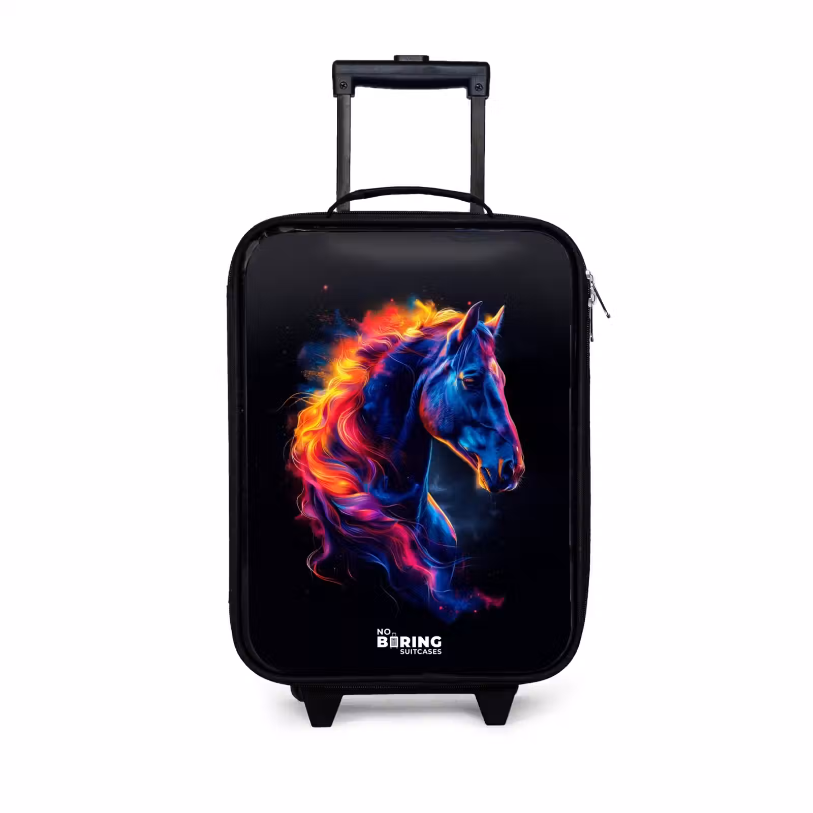 Children's suitcase - Side view of a horse with fiery mane — 1