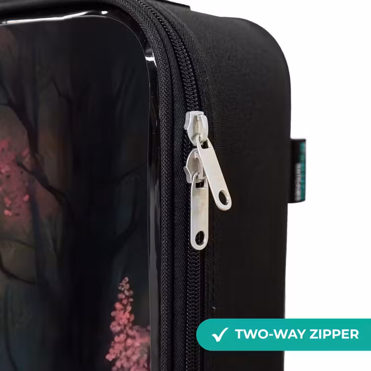 Children's suitcase - Light brown horse among pink flowers — 5