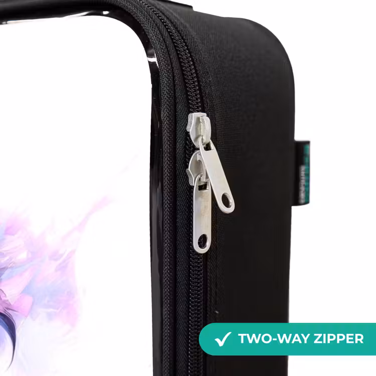 Children's suitcase - Watercolor horse with purple mane — 5