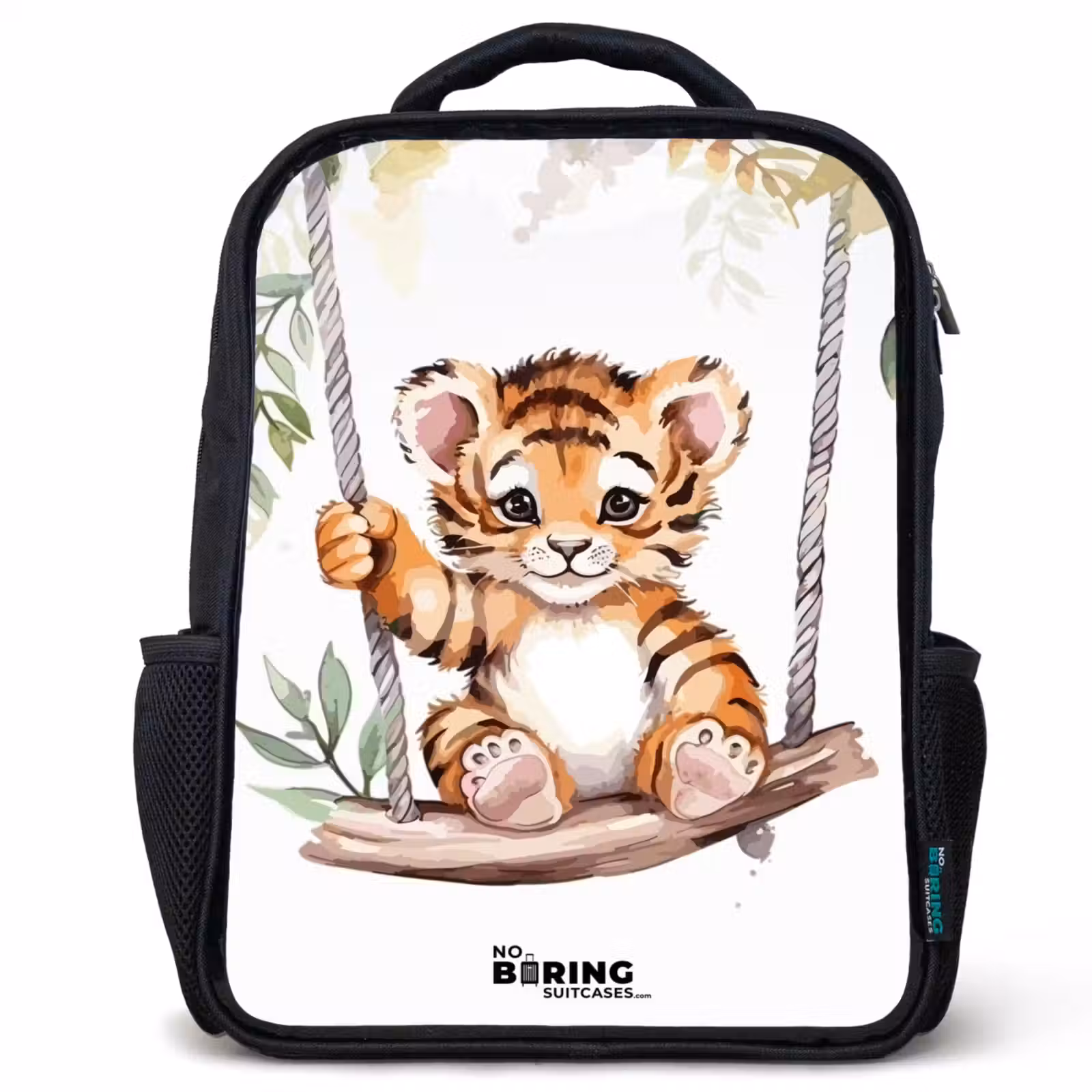 Kids backpack - Black - Timo tiger — 1