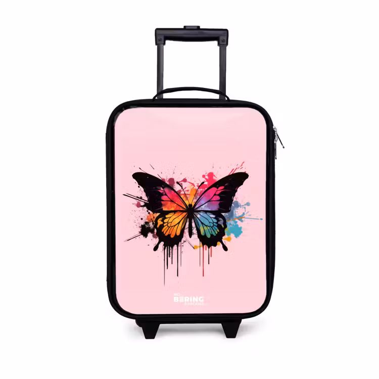 Children's suitcase - Butterfly Paint — 1