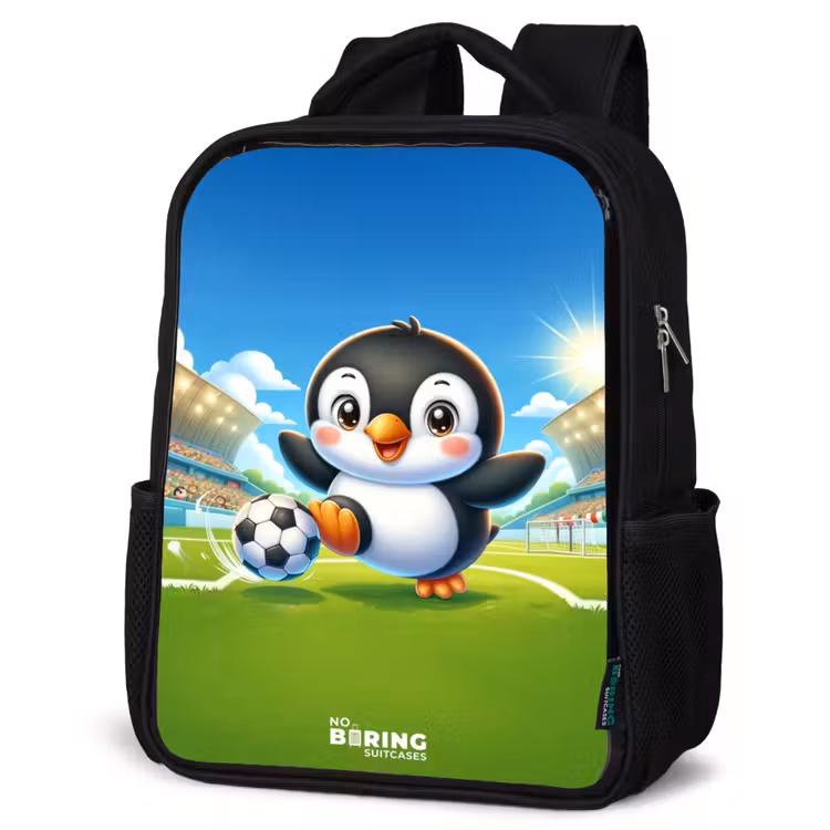 Kids backpack - Black - Penalty penguin — 4