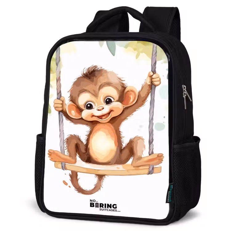 Kids backpack - Black - Rocking great ape — 4