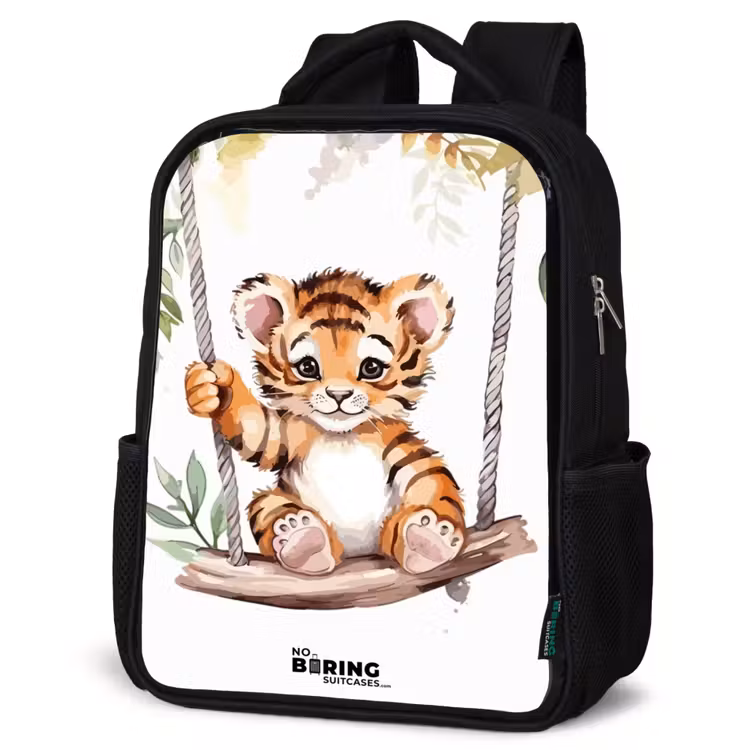 Kids backpack - Black - Timo tiger — 4