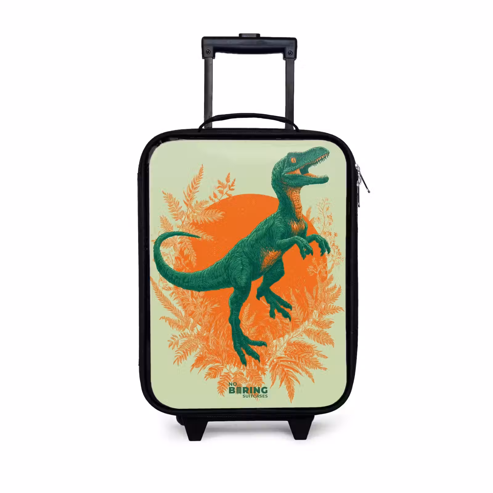 Children's suitcase - Green dino among ferns — 1