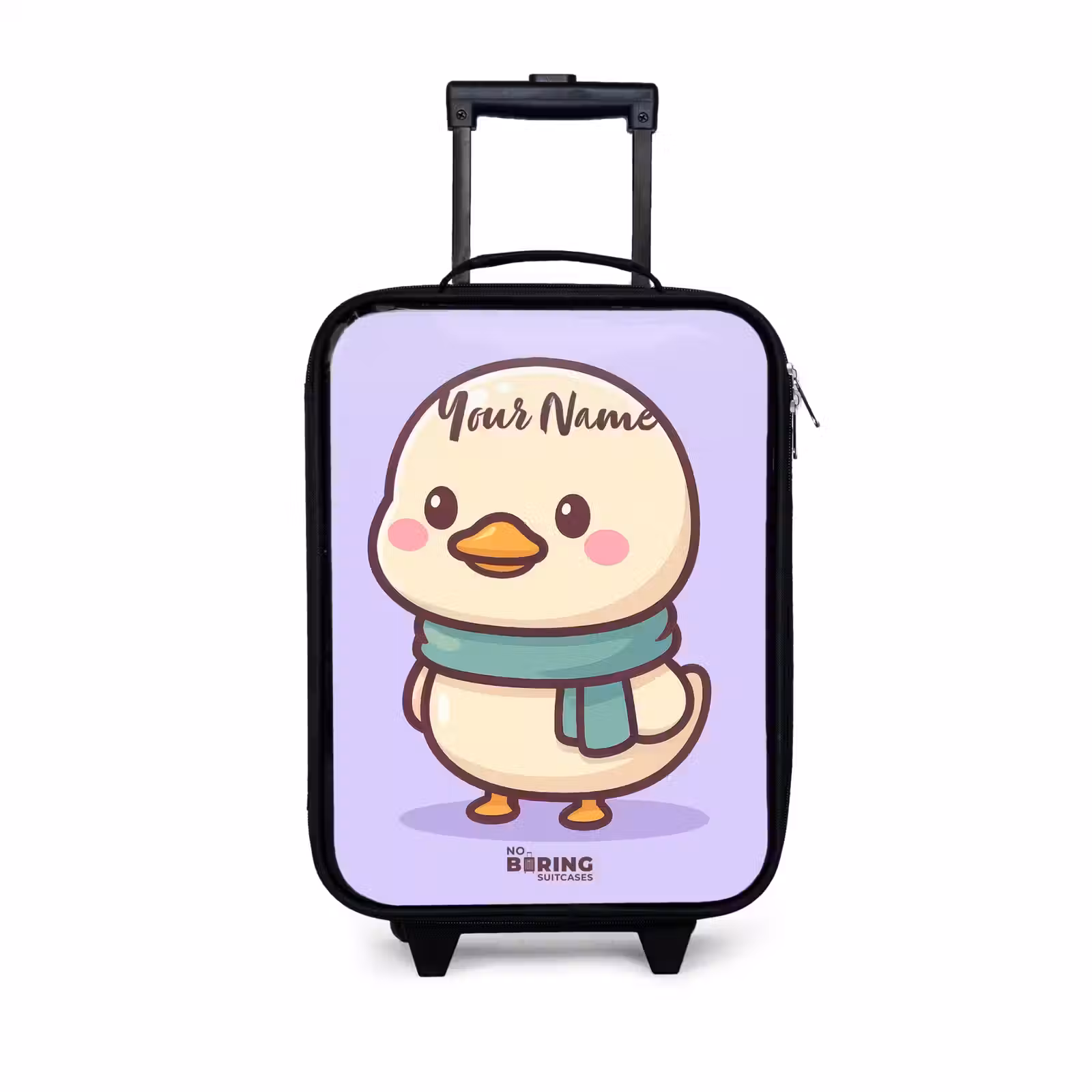Children's suitcase - Kawai - Duck - Scarf — 1